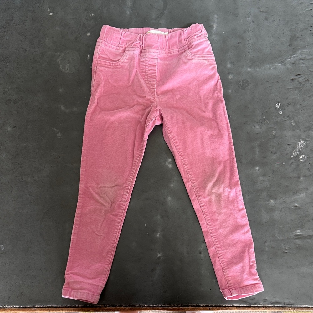 Biden Girls Pink Stretch Corduroy Leggings